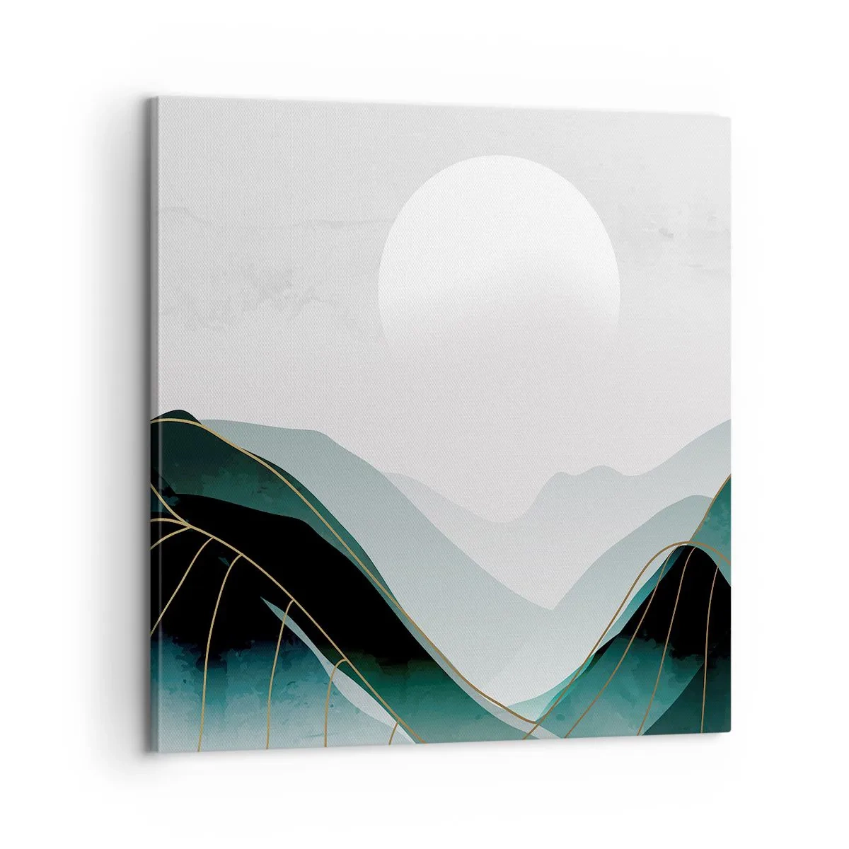 Schilderen op canvas - In volle majesteit - 60x60 cm