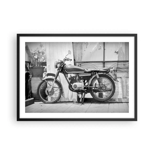Poster in een zwarte lijst - Klassiek boven alles - 70x50 cm