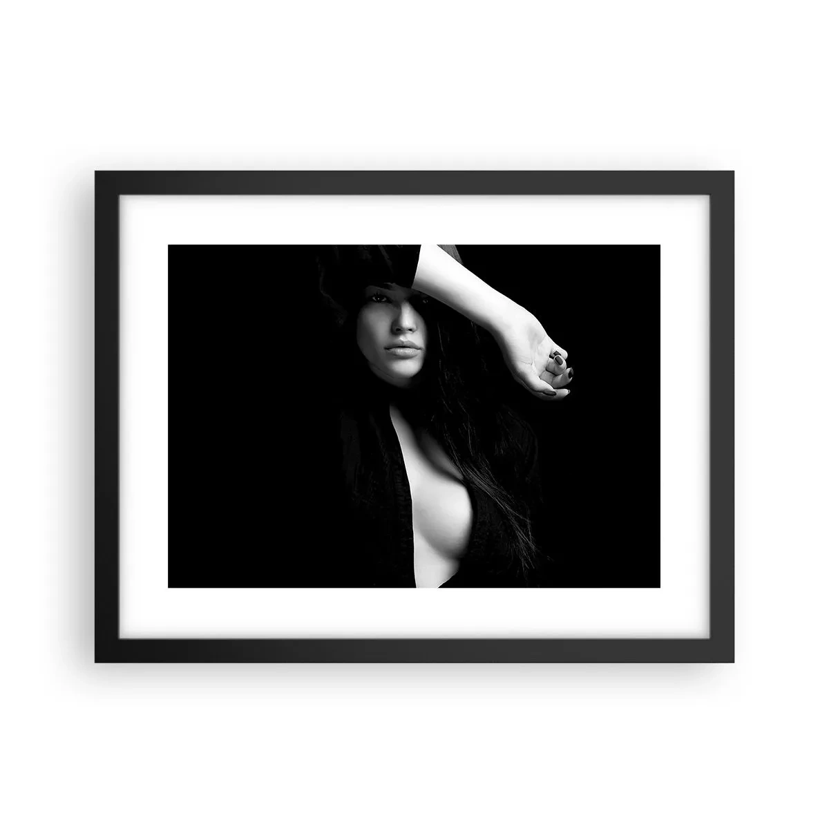 Poster in een zwarte lijst - Verleidingsschool - 40x30 cm