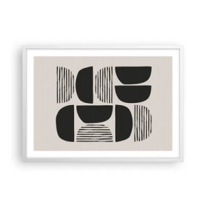 Poster in een witte lijst - Halfslachtige deals - 70x50 cm