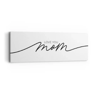 Schilderen op canvas - Grote emotie - 90x30 cm