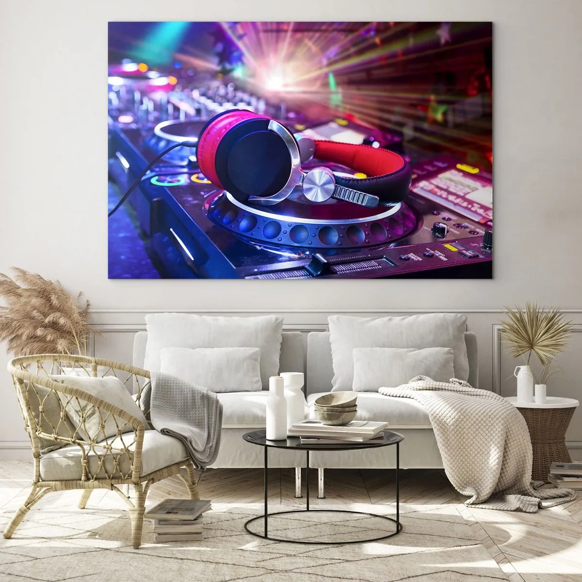 Schilderen op glas - Het zal, het zal gebeuren - 120x80 cm