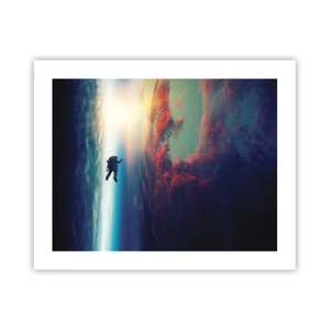 Poster - Ga het universum tegemoet - 50x40 cm