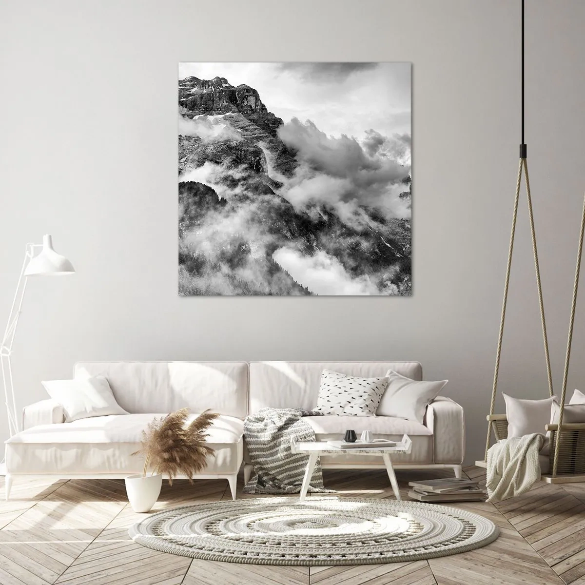 Schilderen op canvas - Mooi en wreed - 70x70 cm
