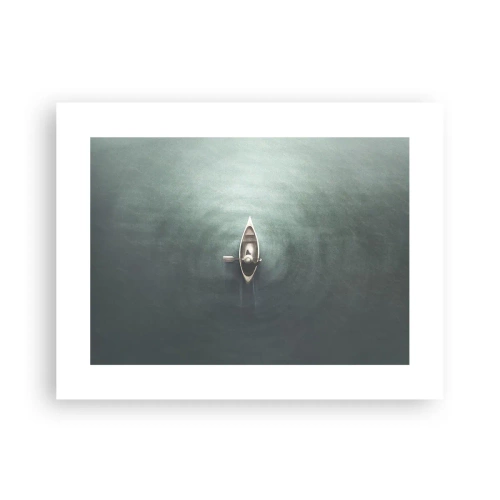 Poster - Door het maanmeer - 40x30 cm