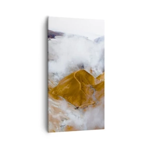 Schilderen op canvas - De rauwe schoonheid van IJsland - 55x100 cm