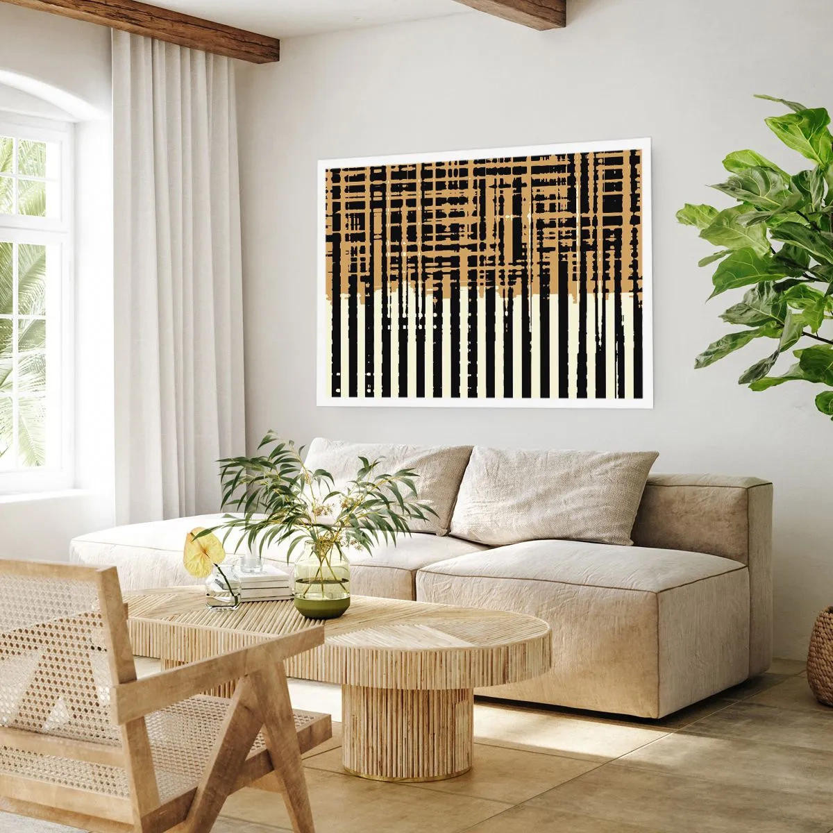 Poster - Architecturale abstractie - 70x50 cm