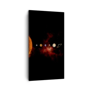 Schilderen op canvas - Onze buurt - 45x80 cm