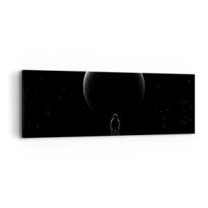 Schilderen op canvas - Oog in oog - 90x30 cm