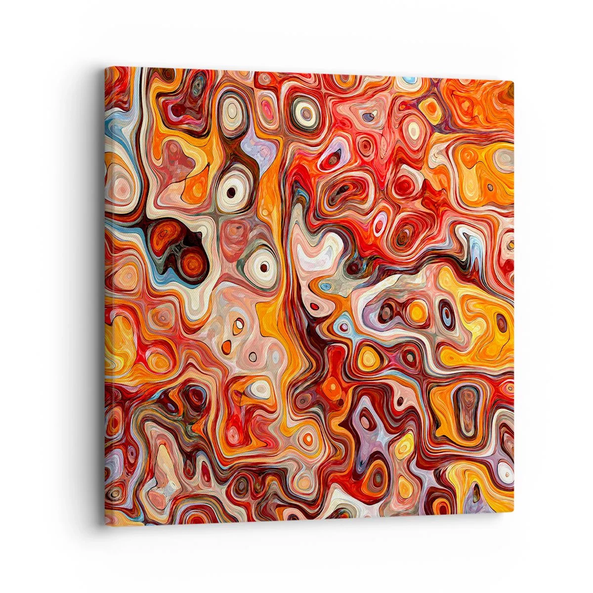 Schilderen op canvas - Als de noten gesmolten zijn in honing - 30x30 cm