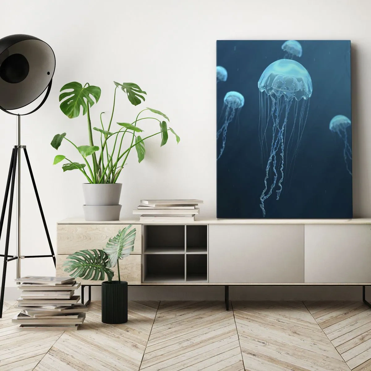 Schilderen op canvas - Oceaandans - 70x100 cm