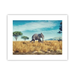 Poster - Grijs is niet meer in de mode - 40x30 cm