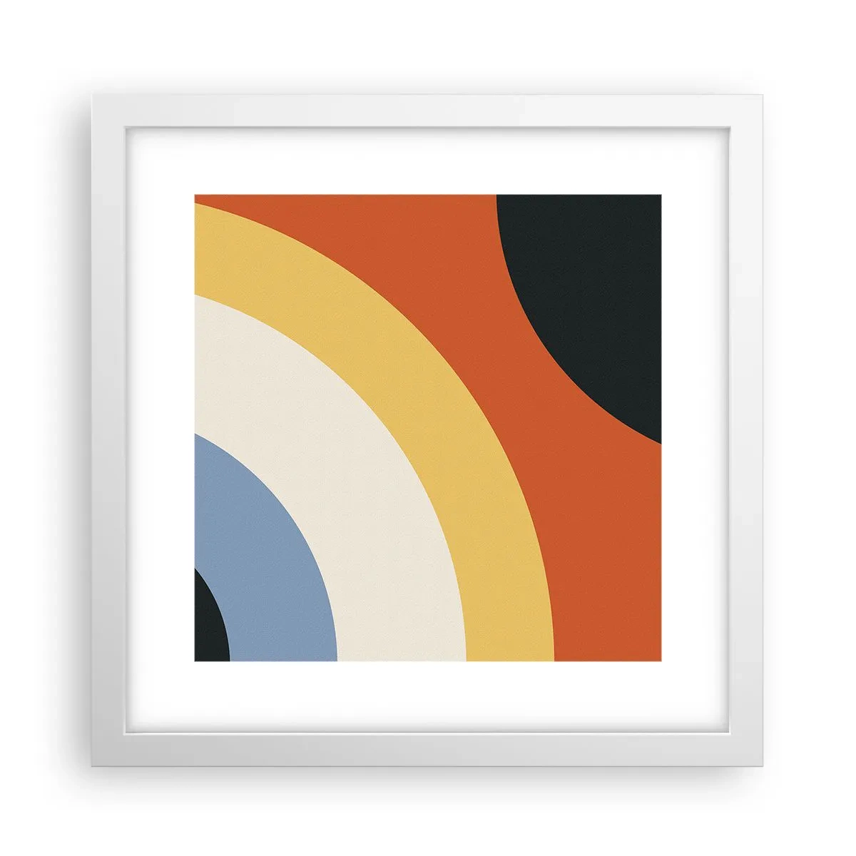 Poster in een witte lijst - Naar mezelf toe - 30x30 cm