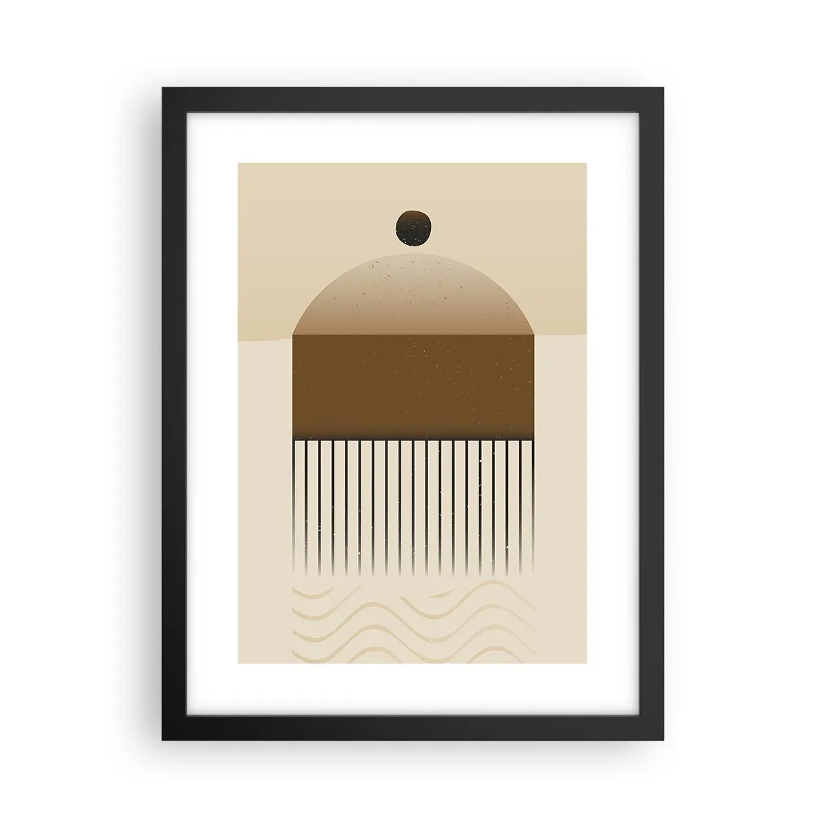 Poster in een zwarte lijst - verschillende staten - 30x40 cm