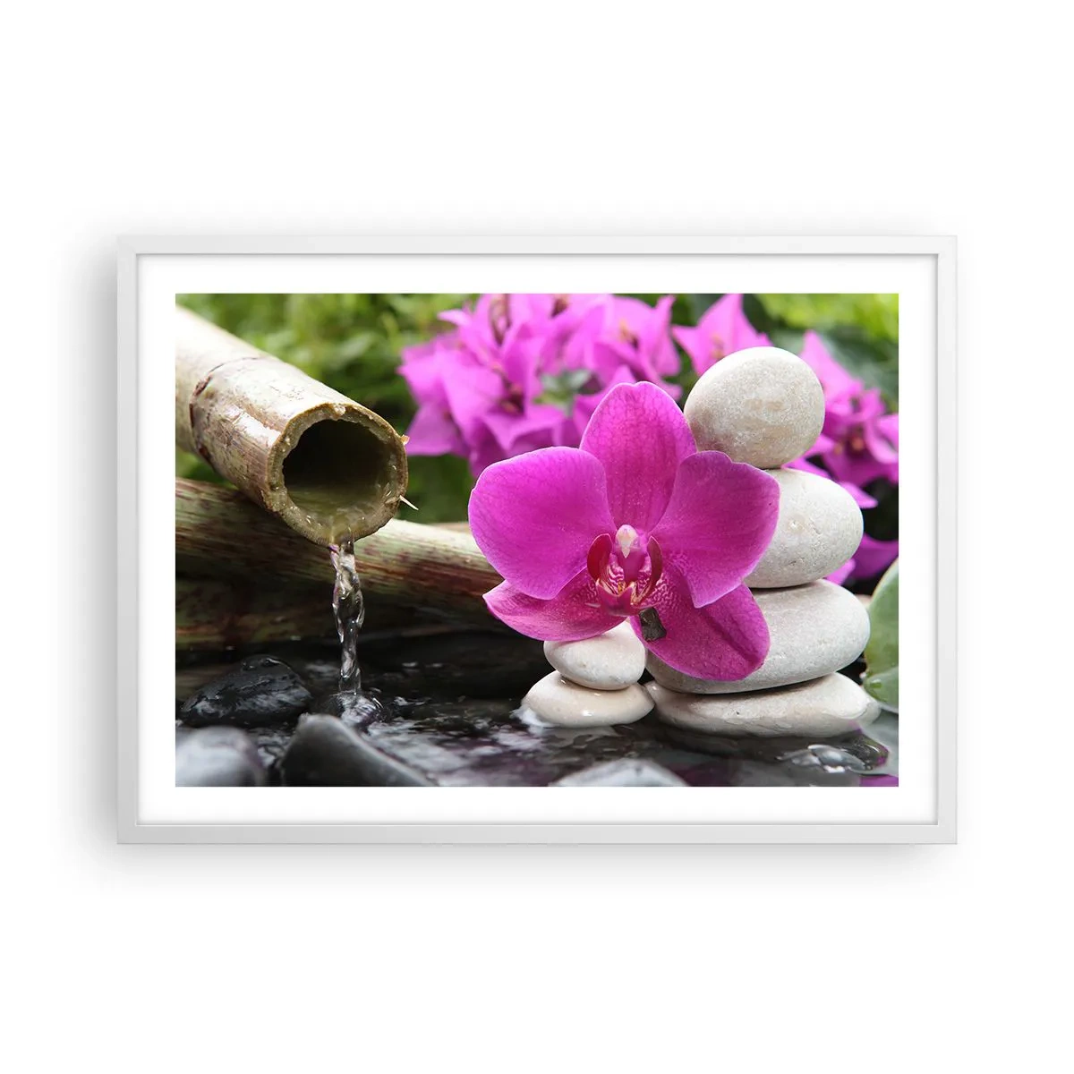 Poster in een witte lijst - Je bent al aan het rusten - 70x50 cm