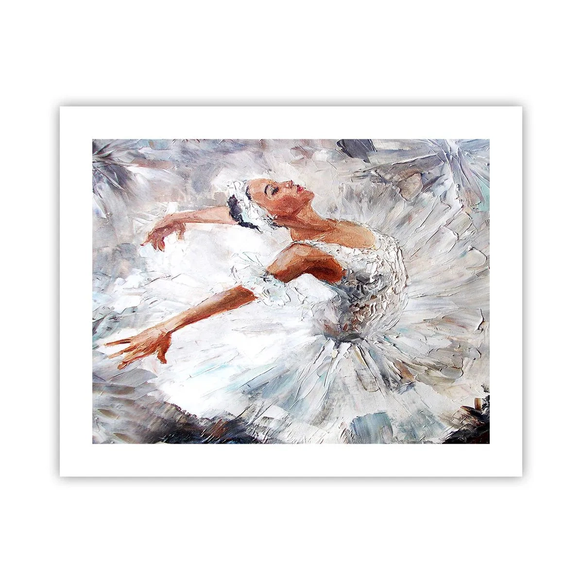 Poster - Delicaat en licht als tule - 50x40 cm