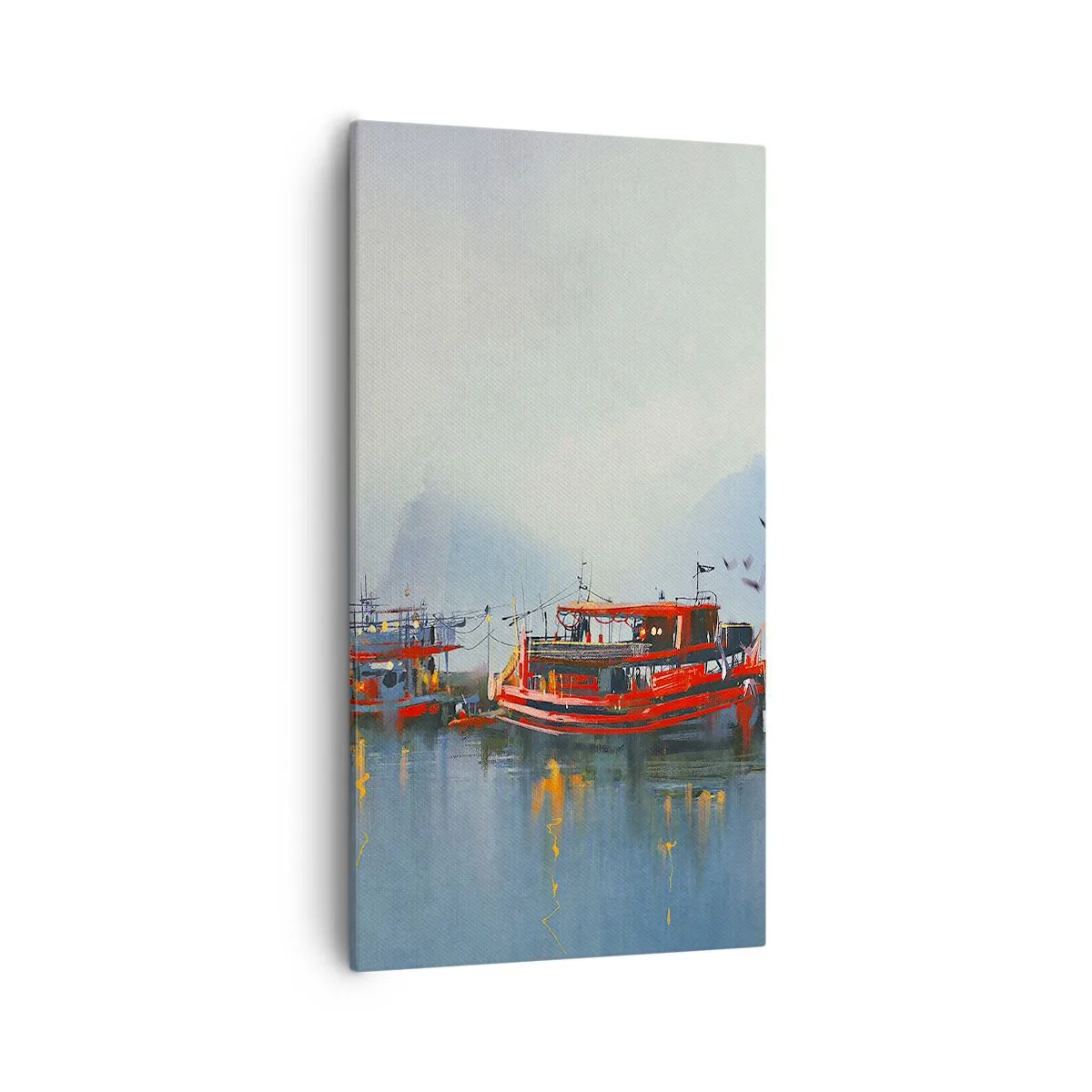 Schilderen op canvas - Aan het einde van de wereld - 55x100 cm