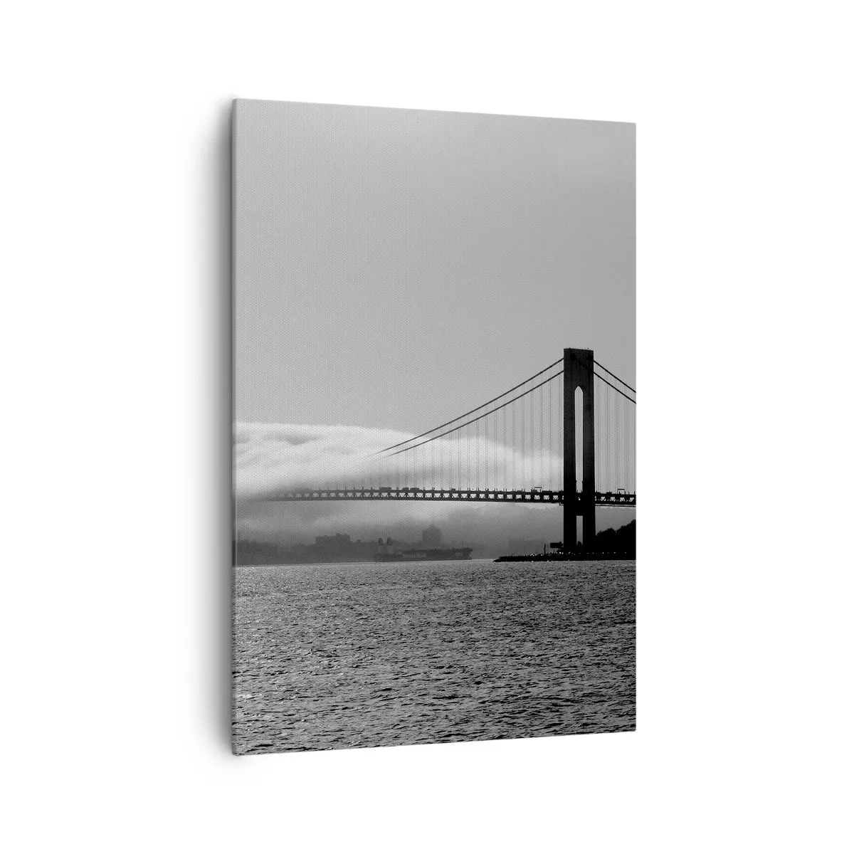Schilderen op canvas - Vaar door de Golden Gates - 70x100 cm