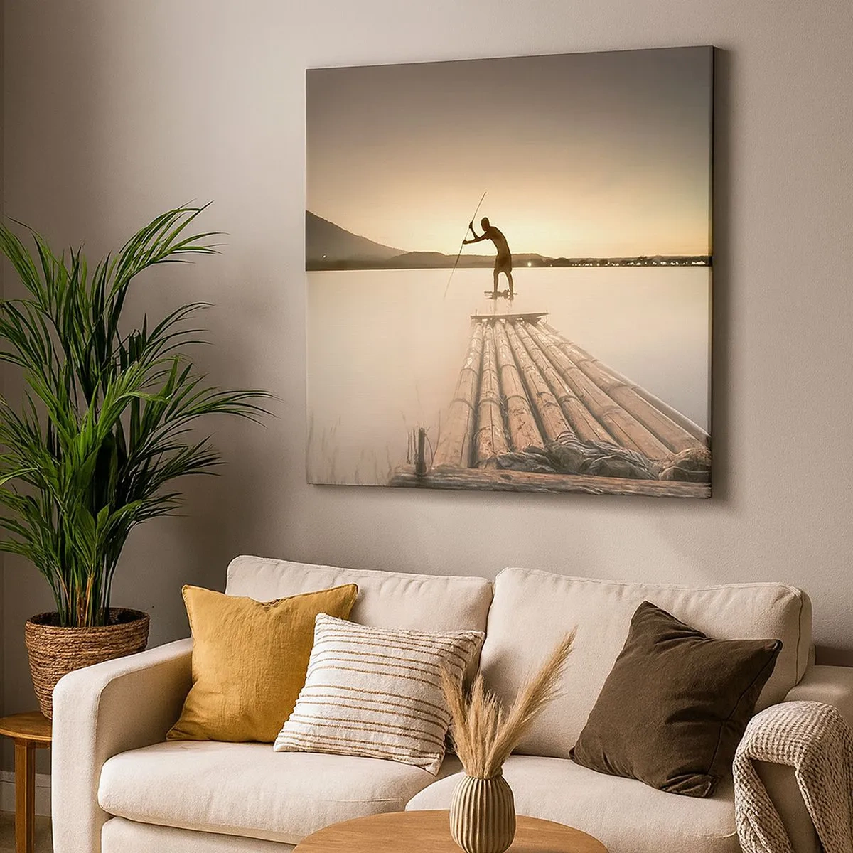 Schilderen op canvas - Voor het slapen gaan - 30x30 cm