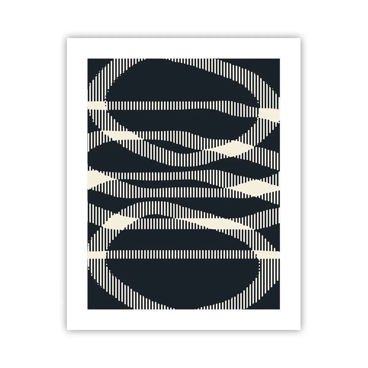 Poster - Een poging om de duisternis te doorbreken - 40x50 cm