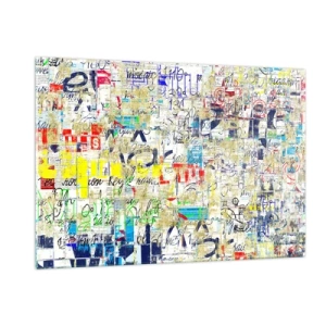 Schilderen op glas - Het is gewoon een lust voor het oog - 120x80 cm