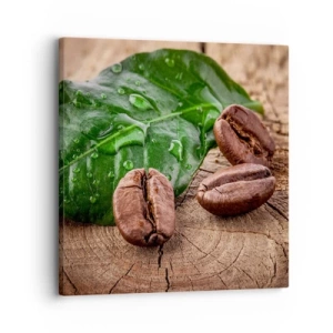 Schilderen op canvas - De meest ware en zwarte - 30x30 cm