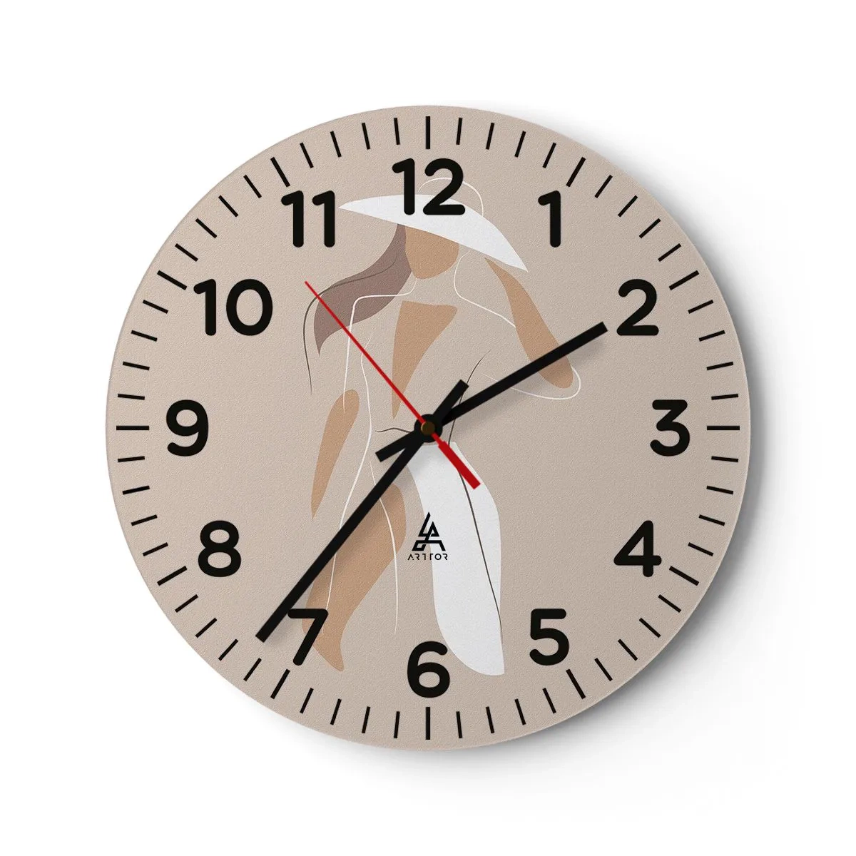 Wandklok - Klok - Mode is leuk - 40x40 cm