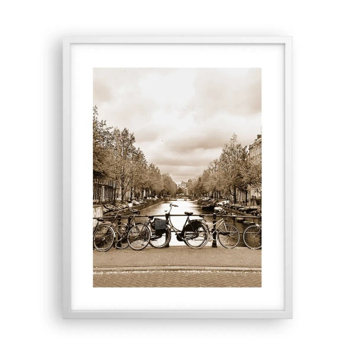 Poster in een witte lijst - Hollandse sfeer - 40x50 cm