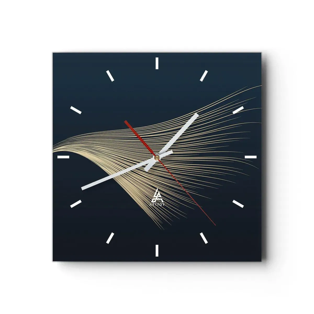 Wandklok - Klok - Als het haar van een engel - 30x30 cm