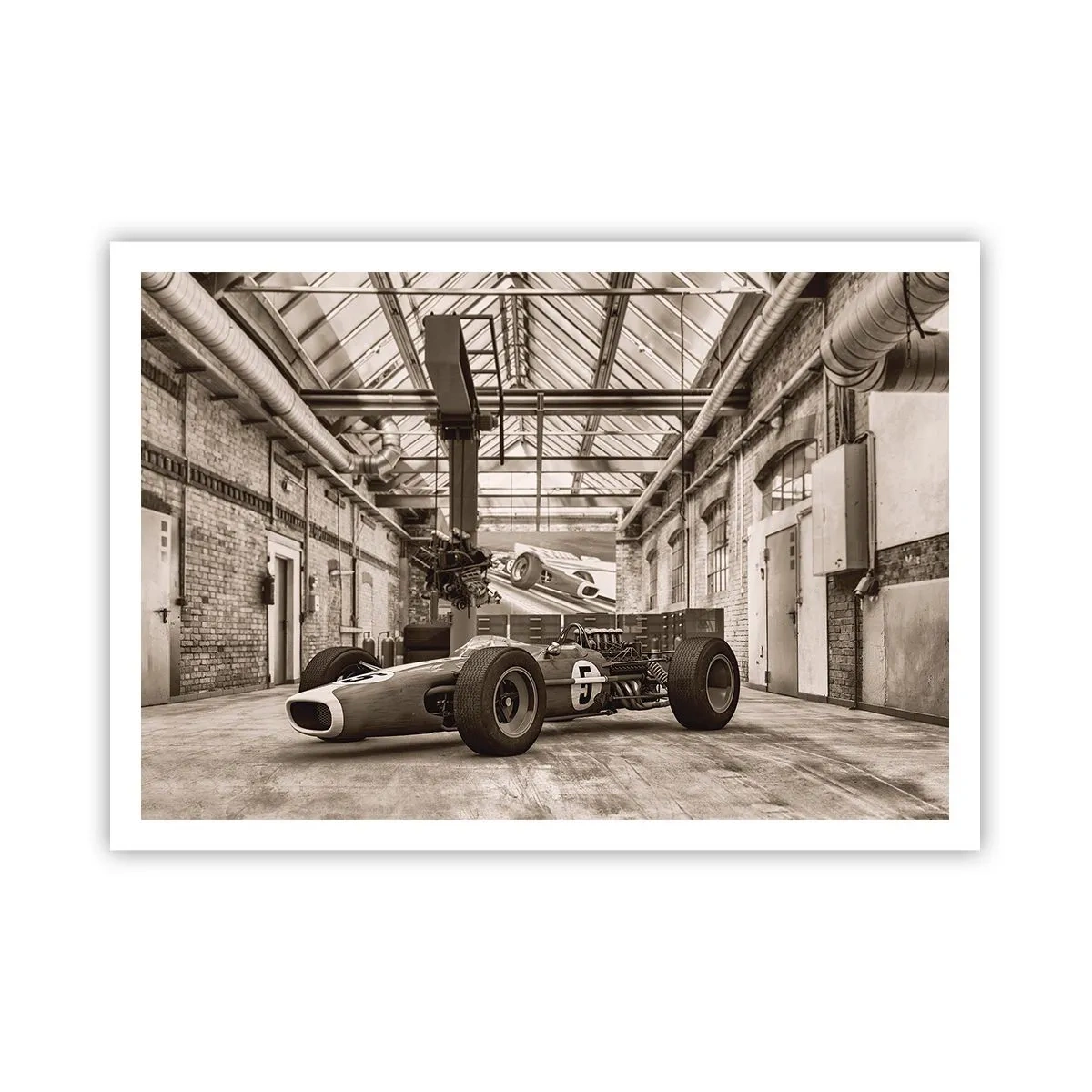Poster - De rust van de winnaar - 100x70 cm