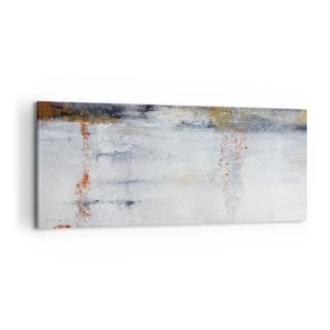 Schilderen op canvas - Achter de luchtgordijn - 100x40 cm