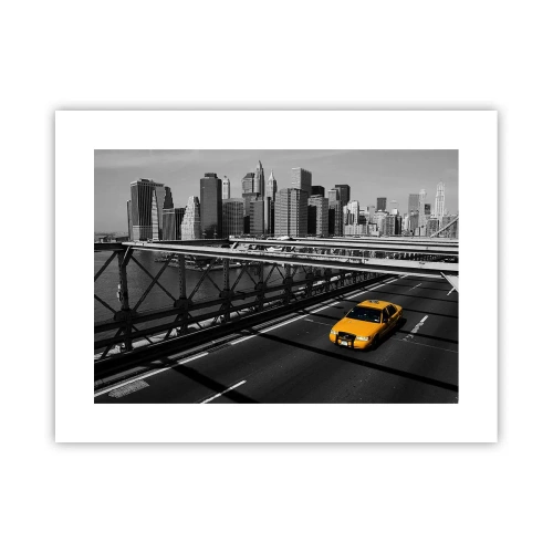 Poster - De kleur van een grote stad - 40x30 cm