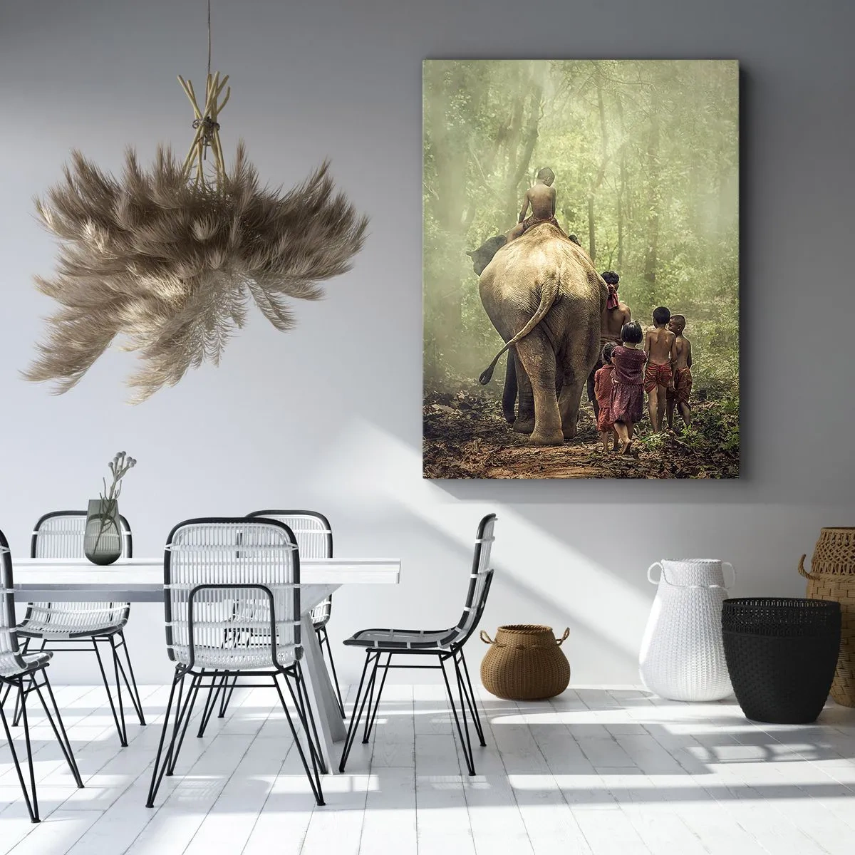 Schilderen op canvas - Nieuw Jungle Boek - 70x100 cm
