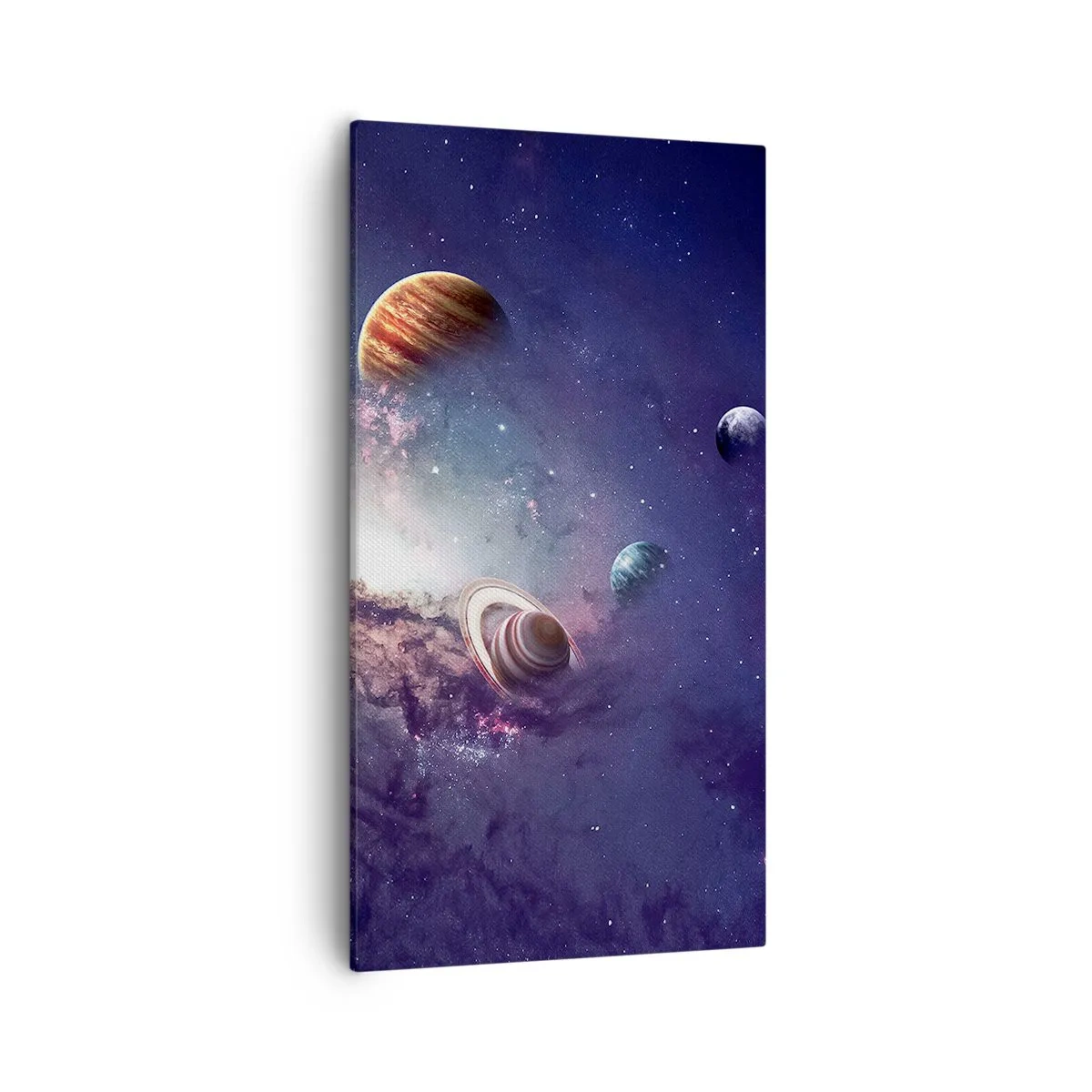 Schilderen op canvas - Zonne-dans systeem - 55x100 cm