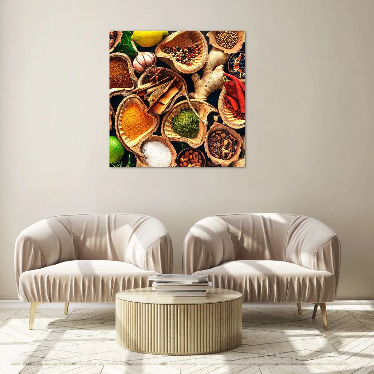 Schilderen op glas - Neem wat je wilt - 60x60 cm