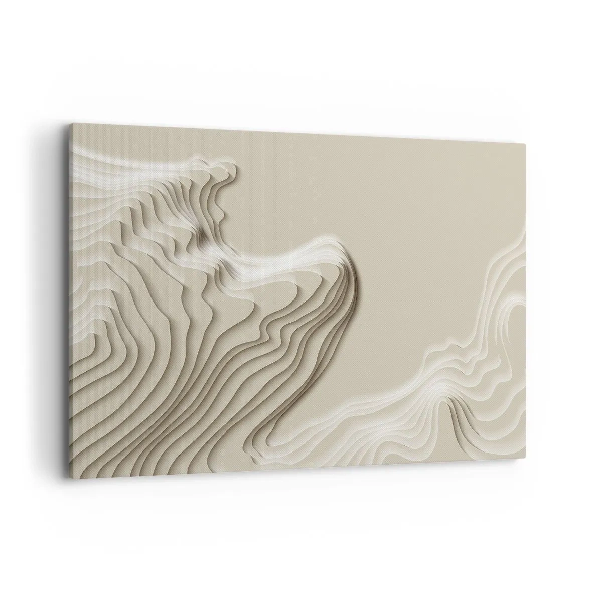 Schilderen op canvas - Kunst topografie - 100x70 cm