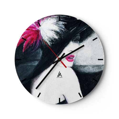 Wandklok - Klok - Altijd een geheim - 40x40 cm