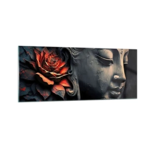 Schilderen op glas - In harmonie met de wereld - 100x40 cm