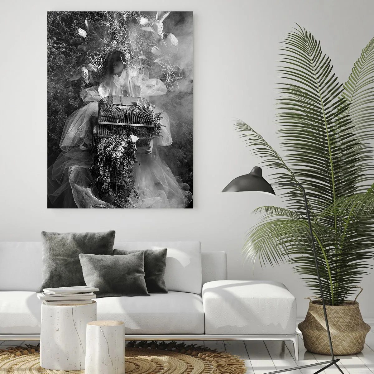Schilderen op glas - Moeder zelf - Natuur - 50x70 cm