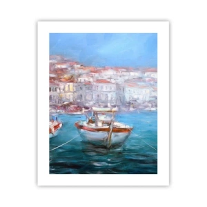 Poster - Italiaanse baai - 40x50 cm