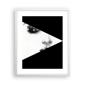 Poster in een witte lijst - Altijd niet ontdekt - 40x50 cm