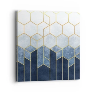Schilderen op canvas - Compositie in een gesyncopeerd ritme - 40x40 cm