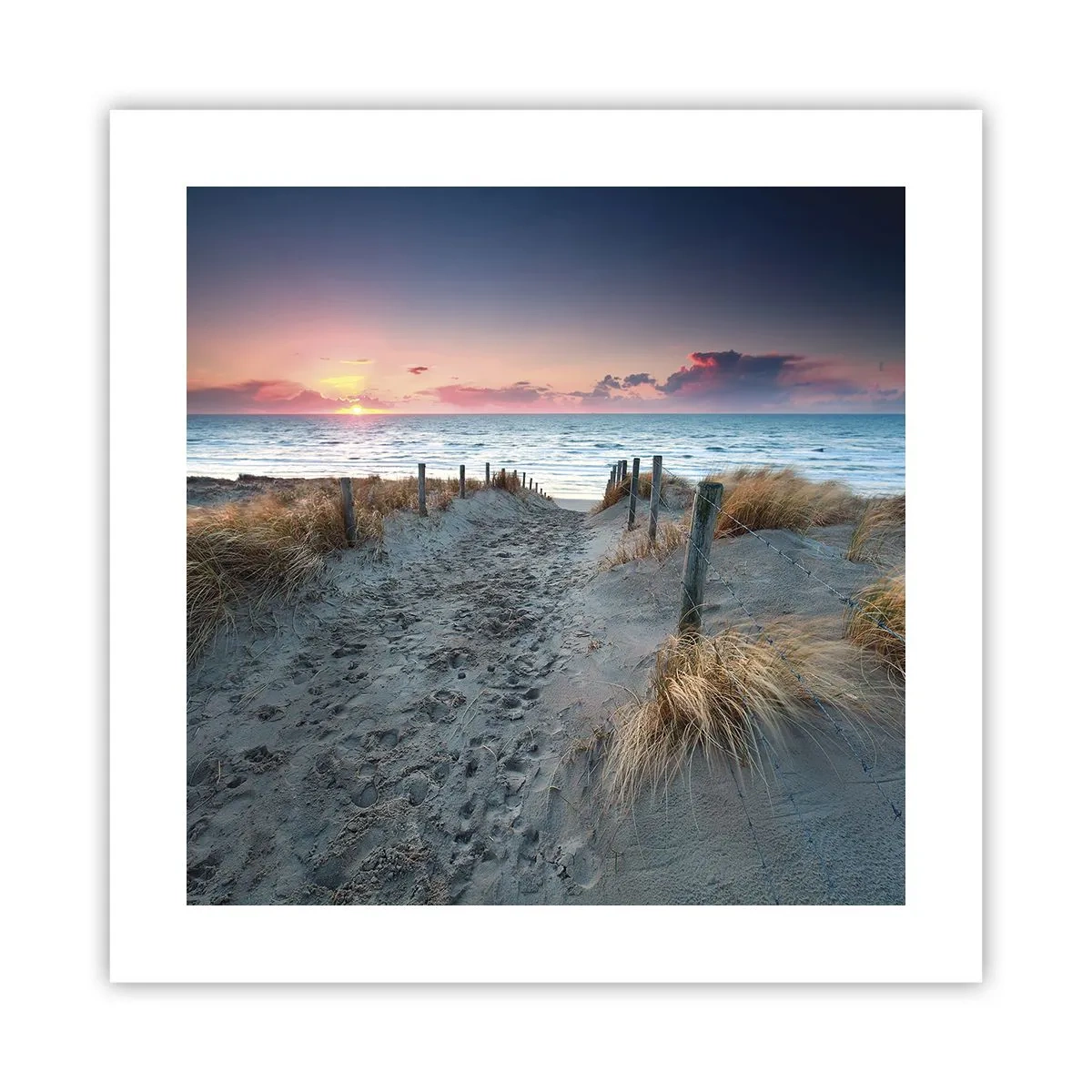Poster - Je liet een regenboog van licht stralend... - 40x40 cm