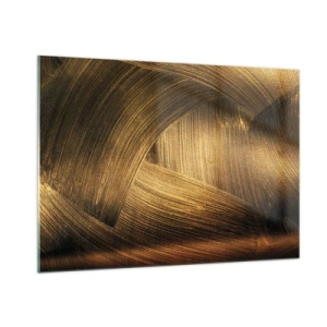 Schilderen op glas - In een gouden doolhof - 100x70 cm