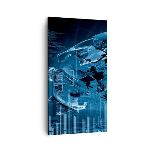 Schilderen op canvas - Technische anatomie - 45x80 cm