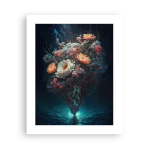 Poster - Een vreemde tuin - 40x50 cm