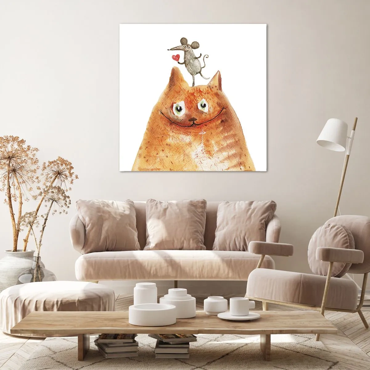 Schilderen op canvas - De paradoxen van de liefde - 30x30 cm