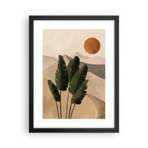 Poster in een zwarte lijst - De triomf van het leven - 30x40 cm