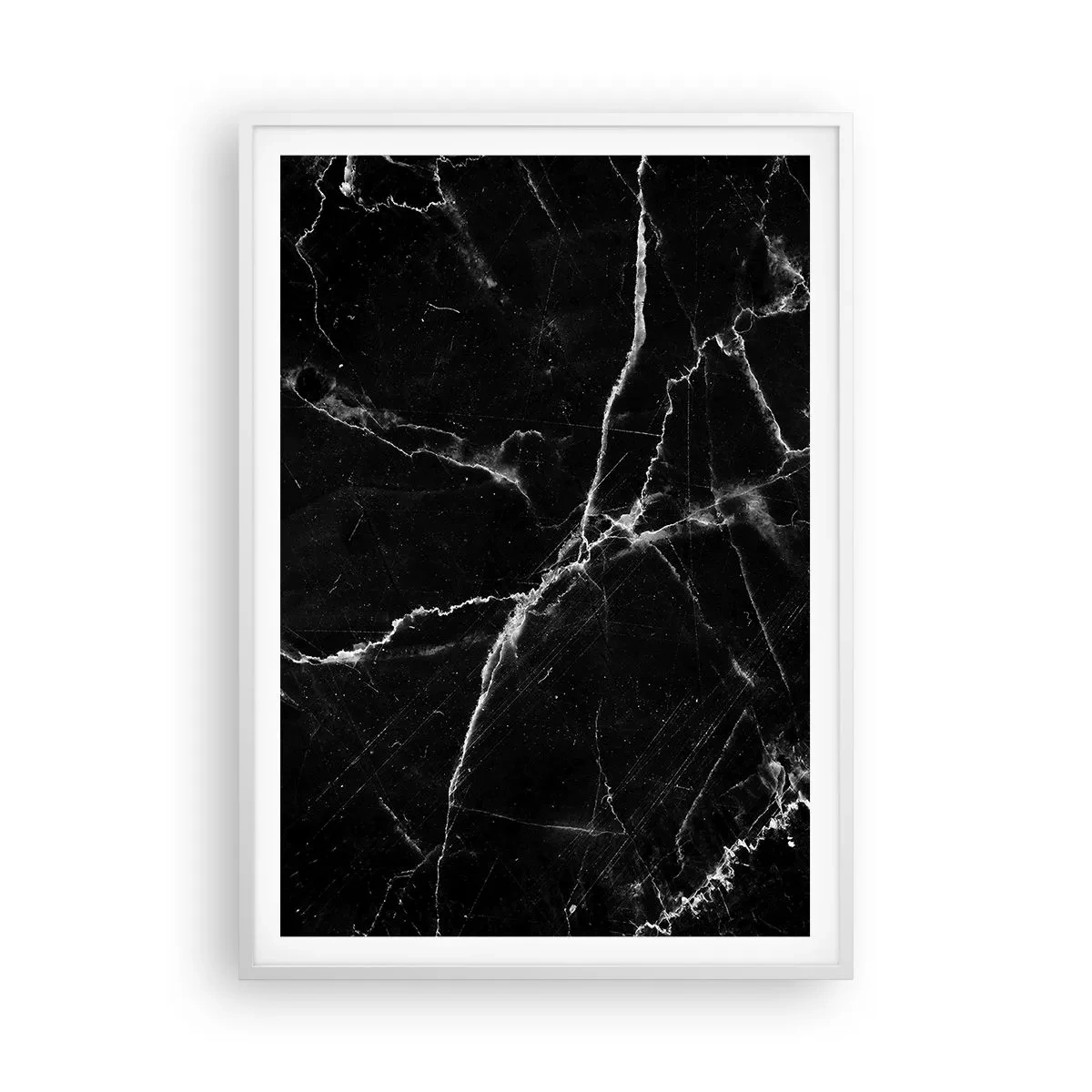 Poster in een witte lijst - Het geheime leven van steen - 70x100 cm