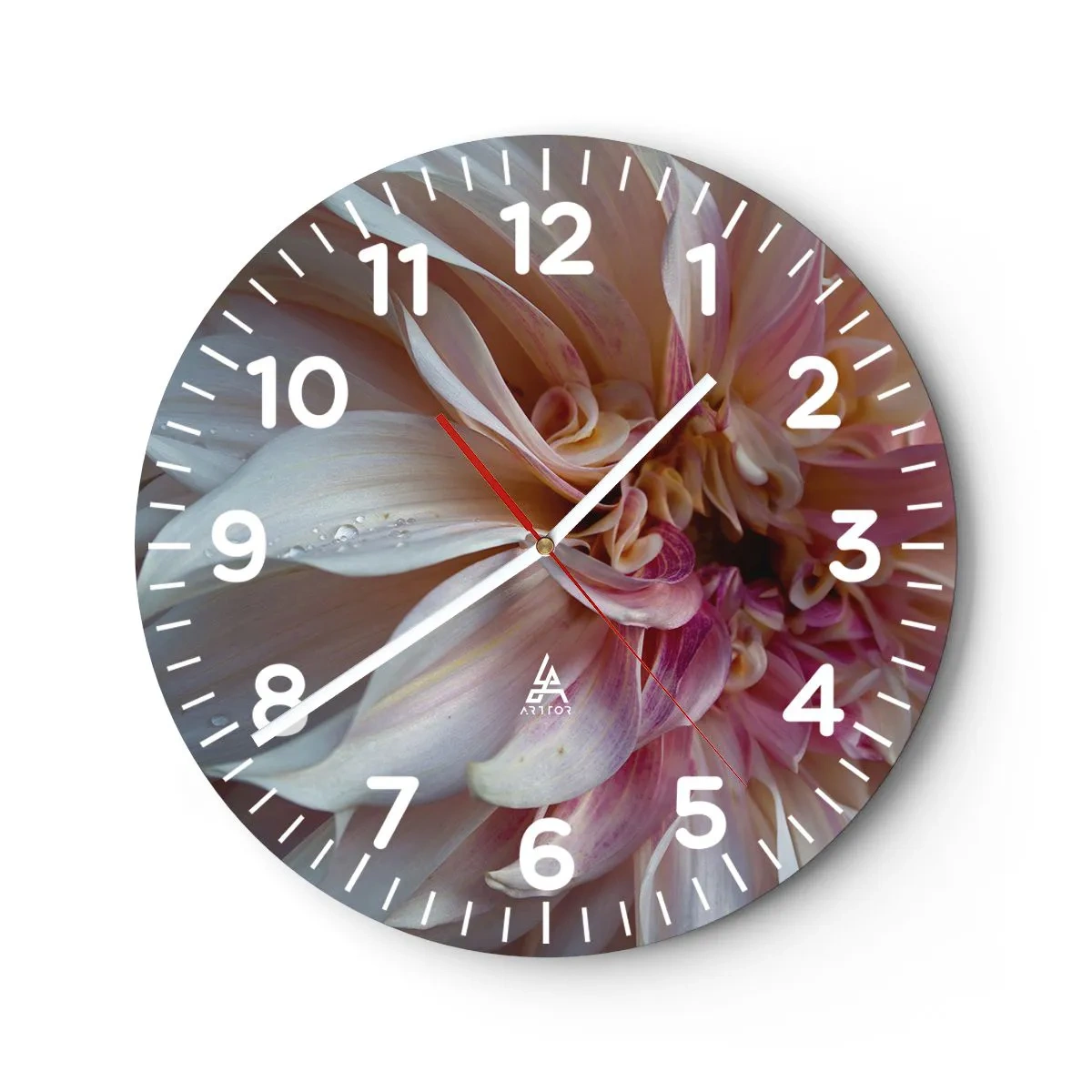 Wandklok - Klok - Bloeiende frisheid - 30x30 cm